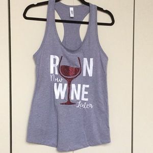 Run Now Wine Later Tank Top Women’s